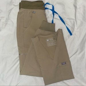 Figs Scrubs Set Olive Green